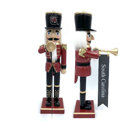 14" College Bugler Nutcracker By Santasworkshop in South Carolina | 14.25" x 4" x 6.5" | Michaels®